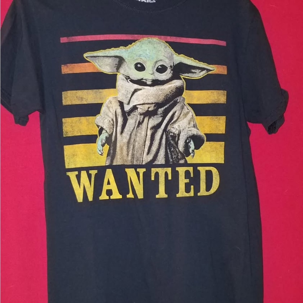 Mad Engine Star Wars‎ Black Cartoon Graphic Tee